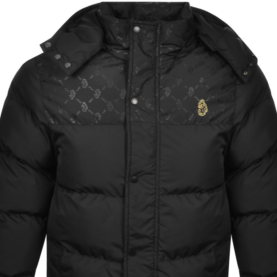 Alternative Image for ProductLuke 1977 Longard Quilted Hooded Jacket Black2